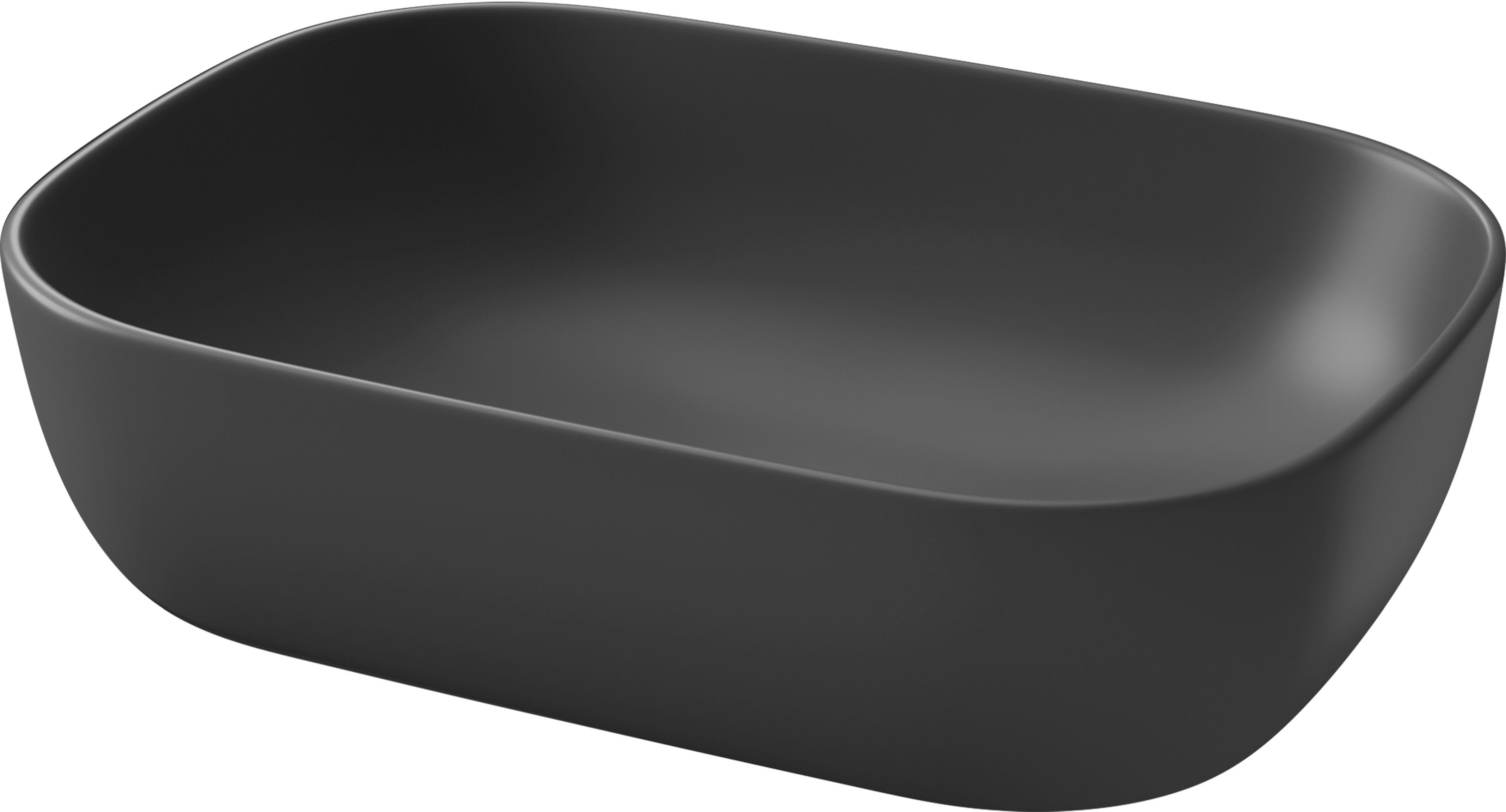 Cersanit Moduo lavabo 50.5x36 cm rectangulaire à poser anthracite K116-108