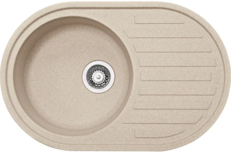 Franke Pamira évier en granit 77x50 cm beige 114.0676.330