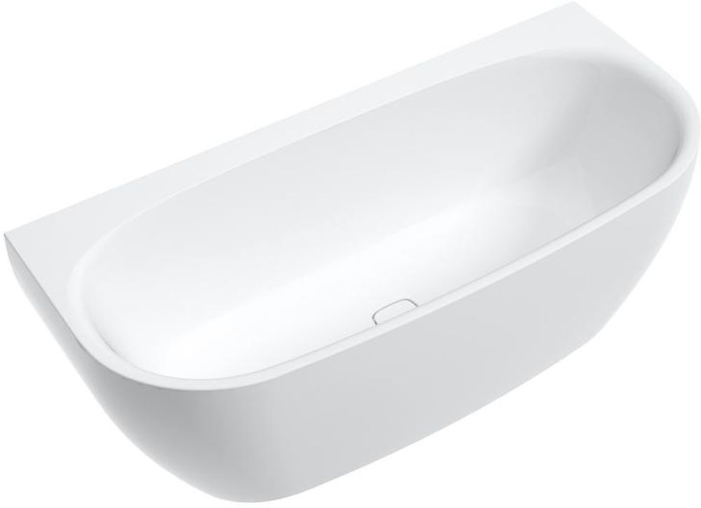 Hoesch iSensi baignoire murale 170x75 cm ovale blanc 3884010