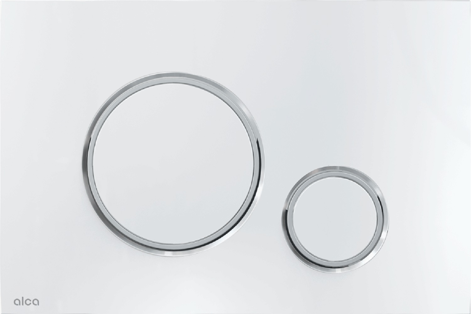 Alca Thin bouton de chasse d'eau pour WC chrome brillant M771