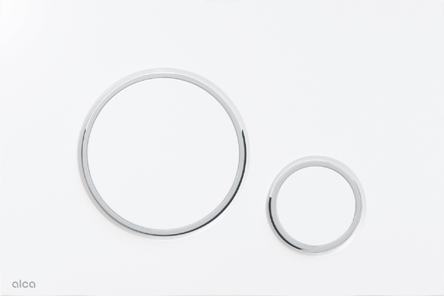 Alca Thin bouton de chasse d'eau pour WC blanc M770