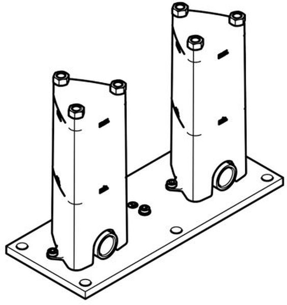 Dornbracht élément de montage au sol 3594497090