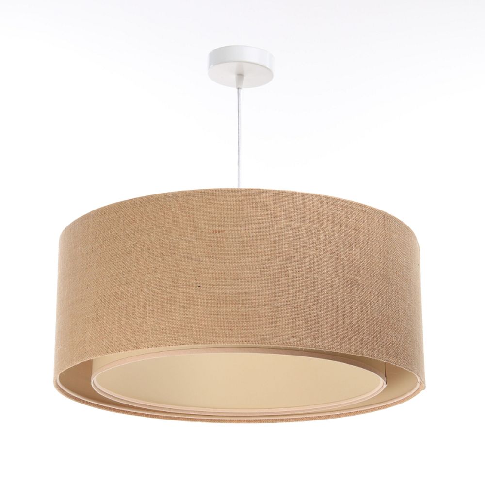 BPS Koncept Boho lampe suspendue 1x60 W crème-beige 06A-002-40