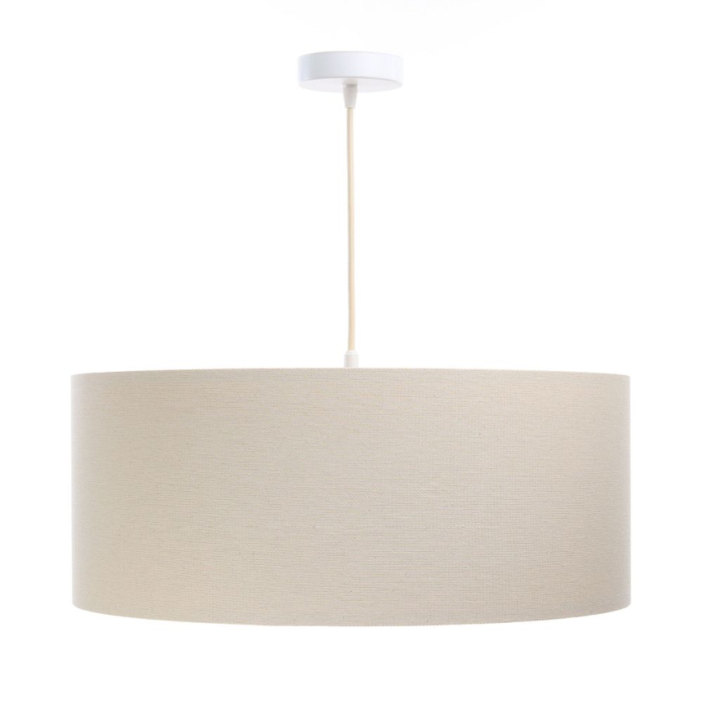 BPS Koncept Boho lampe suspendue 1x60 W crème-beige 06A-004-40