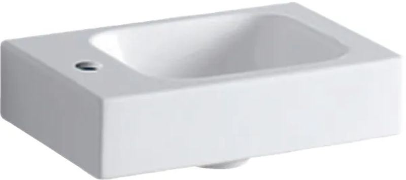Geberit iCon lavabo 38x28 cm rectangulaire classique-de meuble blanc 124836600