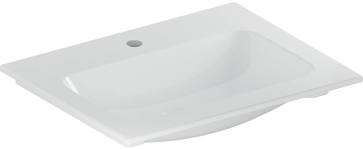 Geberit iCon lavabo 60x48 cm rectangulaire de meuble blanc 501.843.00.2