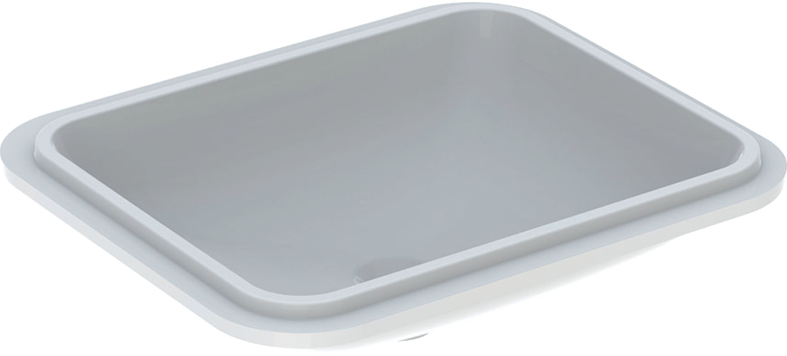 Geberit Variform lavabo 50x40 cm rectangulaire sous plan blanc 500.767.01.2