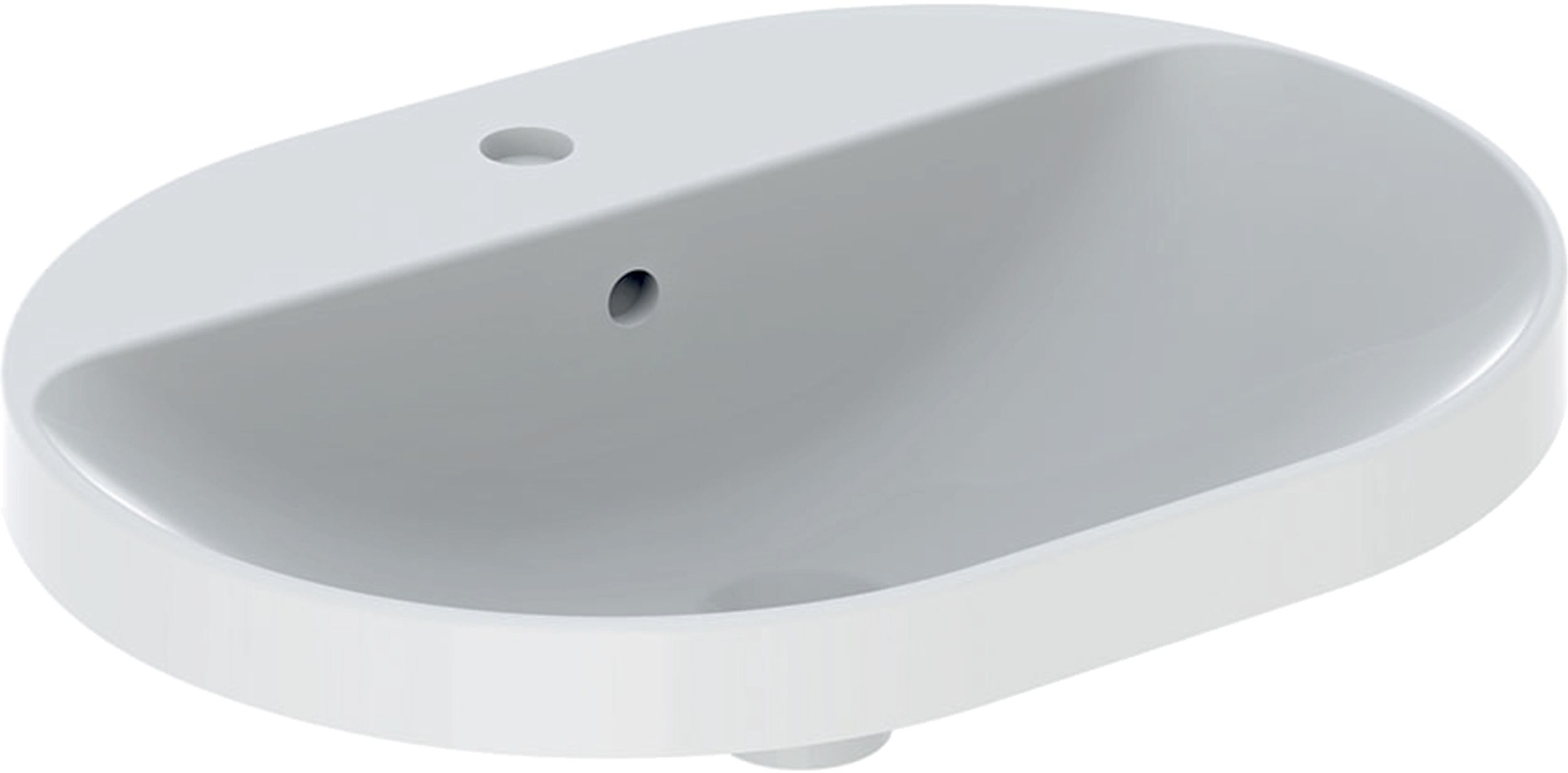 Geberit Variform lavabo 60x45 cm ovale encastrée blanc 500.732.01.2