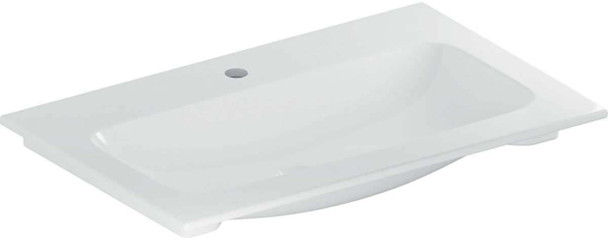 Geberit iCon lavabo 75x48 cm rectangulaire de meuble blanc 501.844.00.2