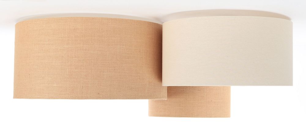 BPS Koncept Boho plafonnier 3x60 W beige 080-040