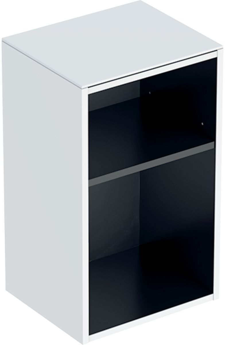 Geberit Smyle Square armoire 36x29.9x60 cm latérale suspendue blanc-noir 500.358.00.1