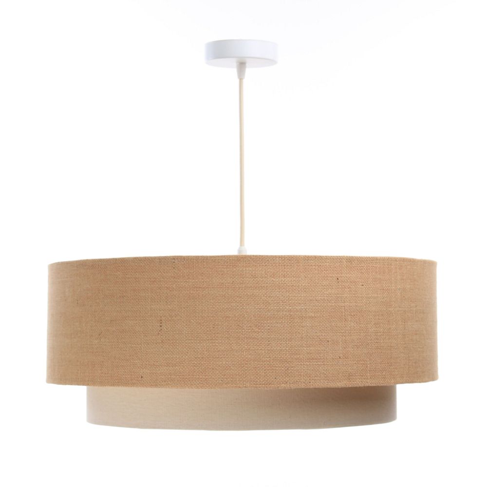 BPS Koncept Boho lampe suspendue 1x60 W crème-beige 061-090-40