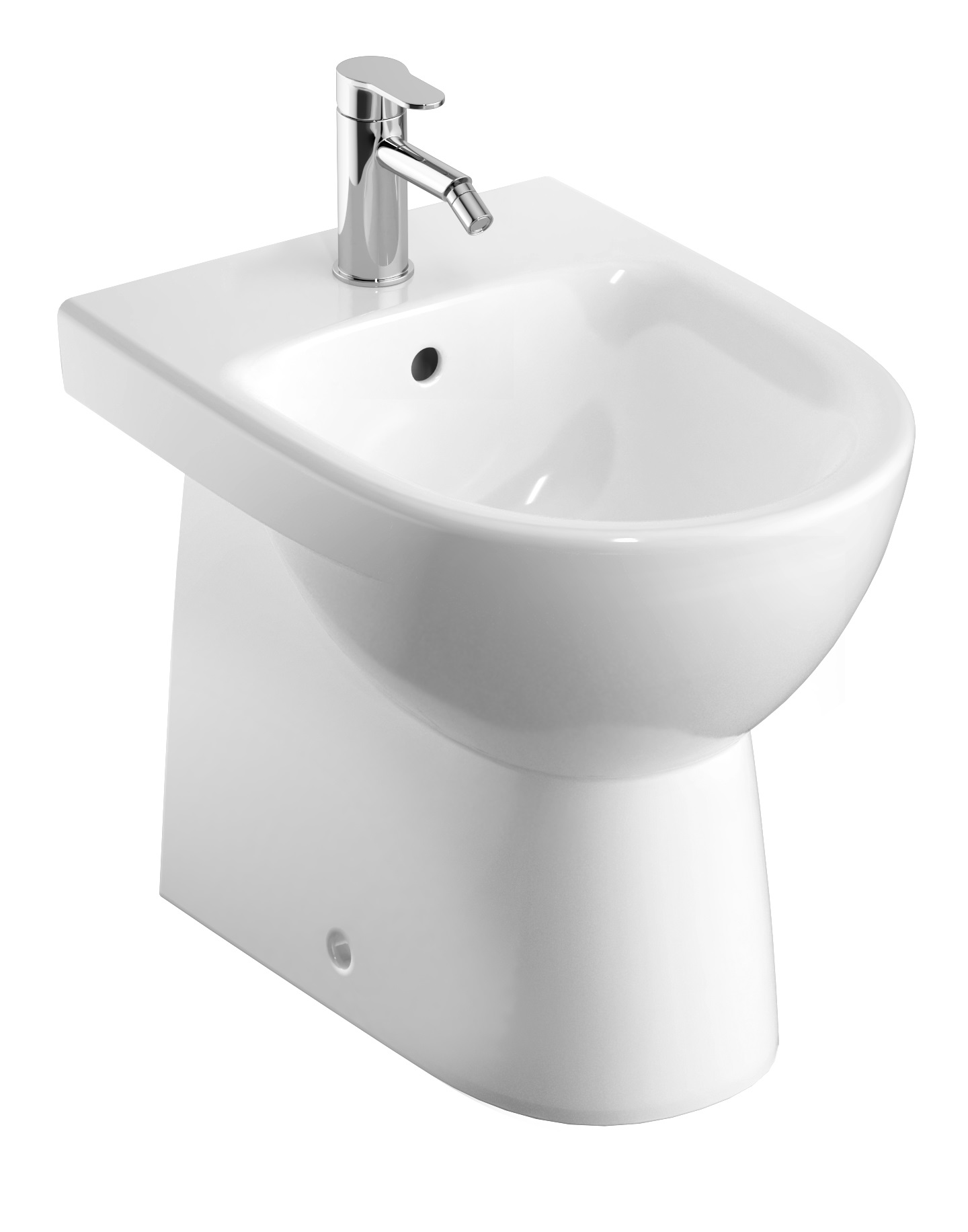 Geberit Selnova Compact bidet sur pied blanc 500.482.01.7
