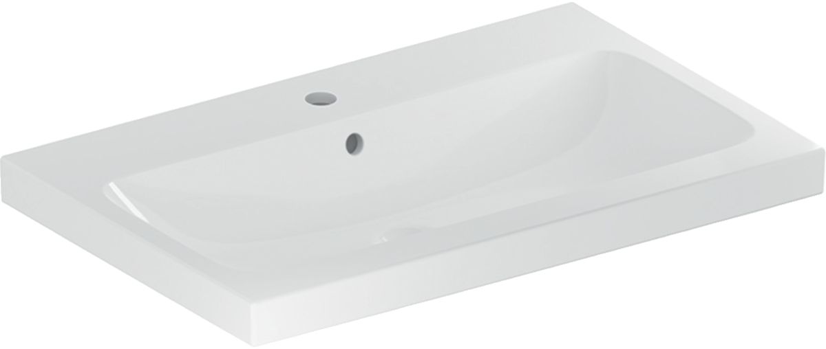 Geberit iCon lavabo 75x48 cm rectangulaire de meuble blanc 501.835.00.2