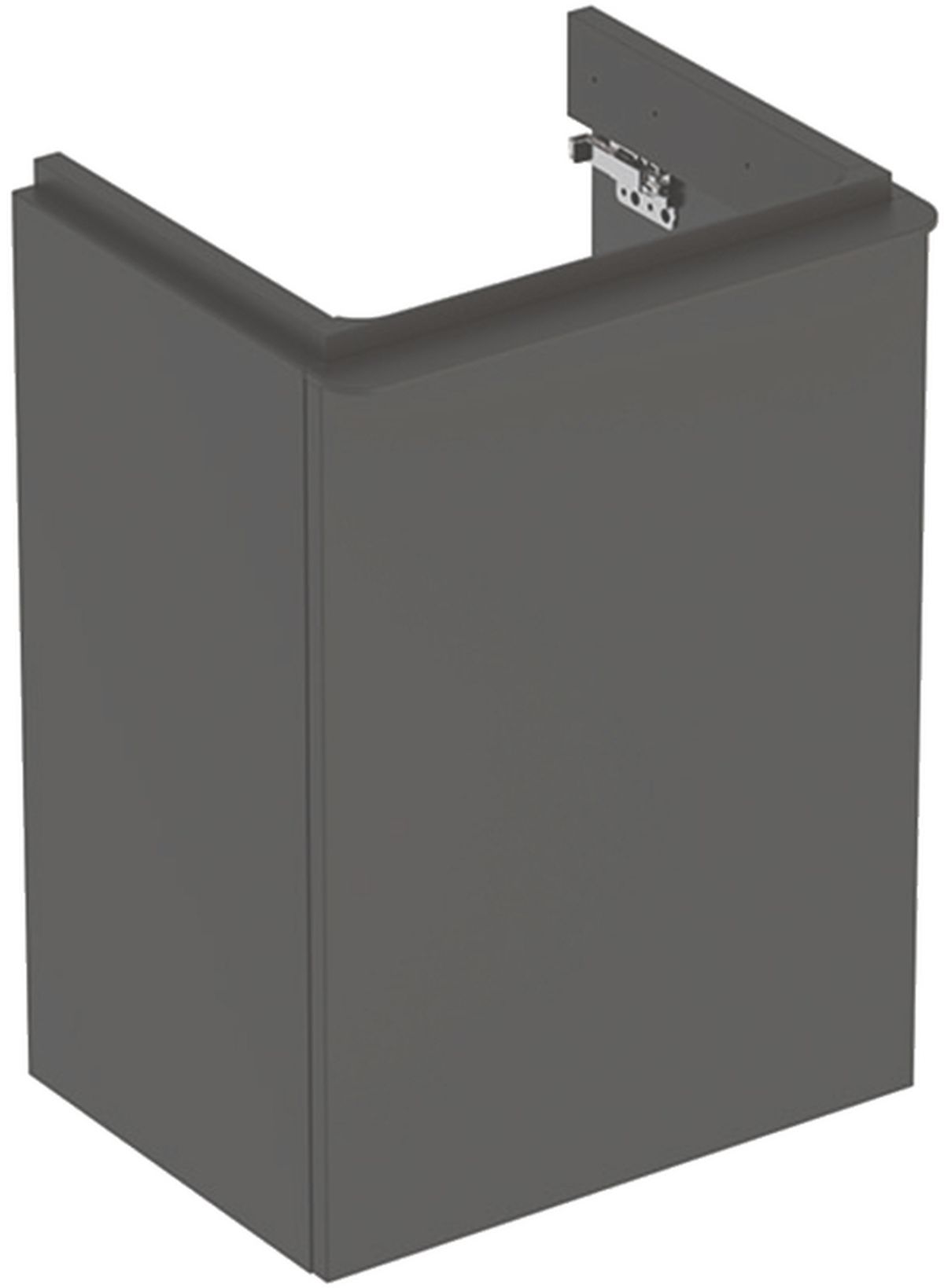 Geberit Smyle Square armoire 44.2x35.6x61.7 cm sous-lavabo suspendu noir 500.351.JK.1