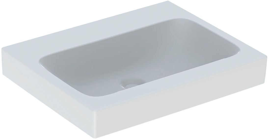 Geberit iCon lavabo 60x48.5 cm rectangulaire de meuble blanc 124061600