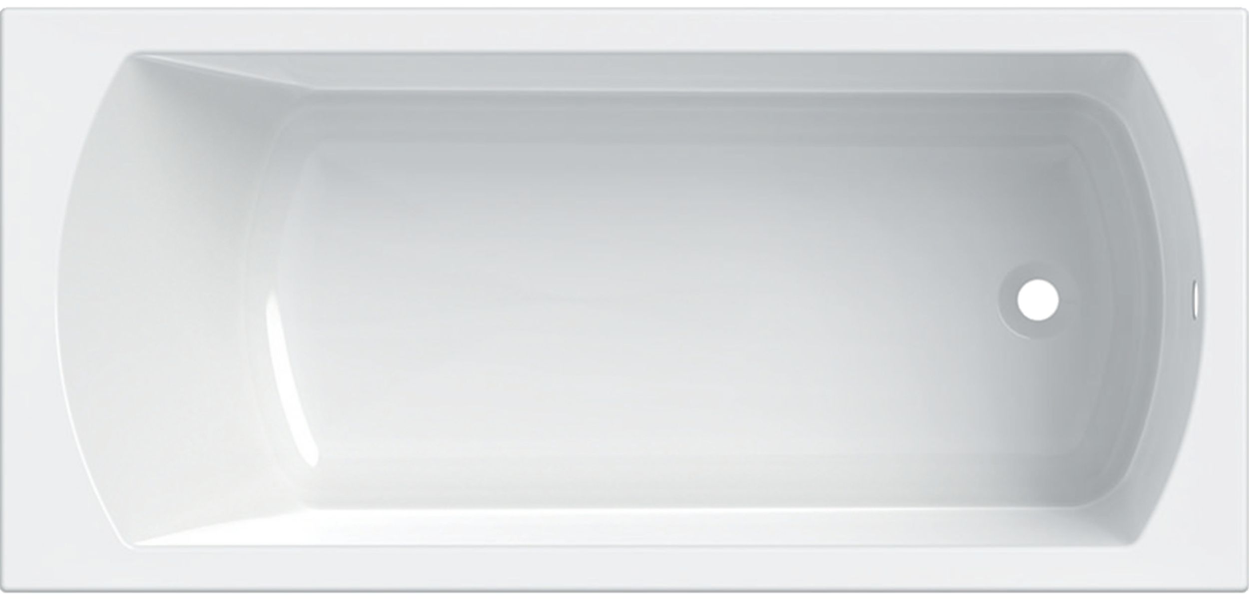 Geberit Perfect baignoire rectangulaire 140x70 cm blanc 554.070.01.1