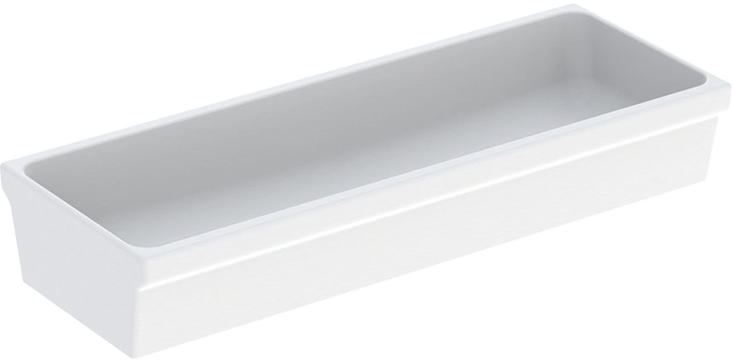 Geberit Publica lavabo 120x45 cm rectangulaire à poser blanc 500.898.00.1