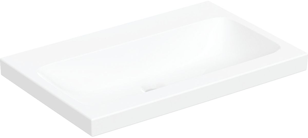 Geberit iCon lavabo 75x47 cm rectangulaire à poser blanc 501.848.00.8