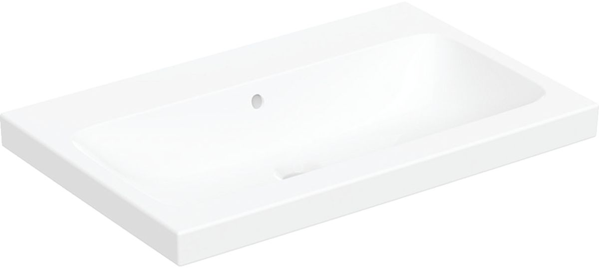 Geberit iCon lavabo 75x48 cm rectangulaire à poser blanc 501.848.00.4
