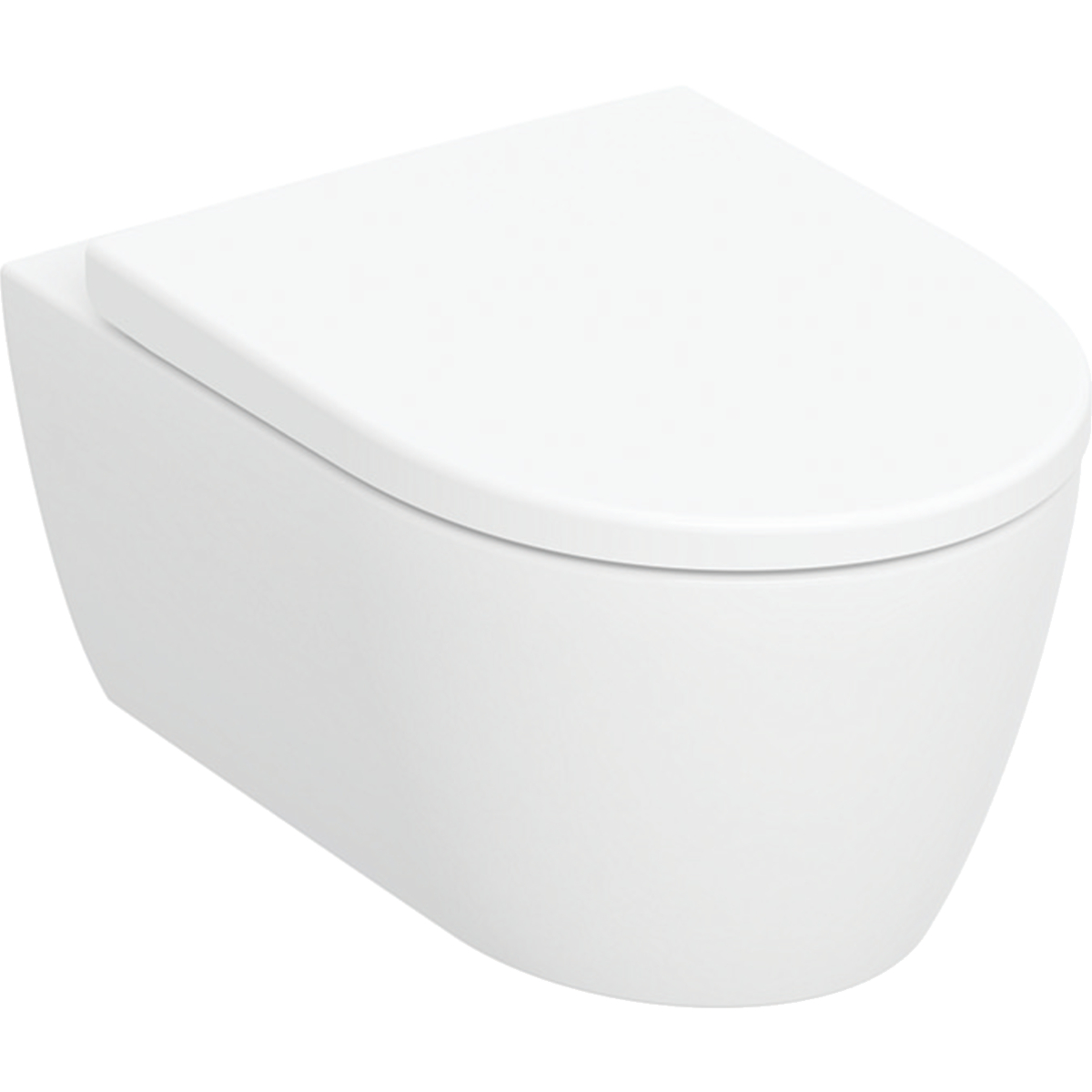 Geberit iCon ensemble cuvette + abattant suspendue oui blanc brillant 501.664.00.1
