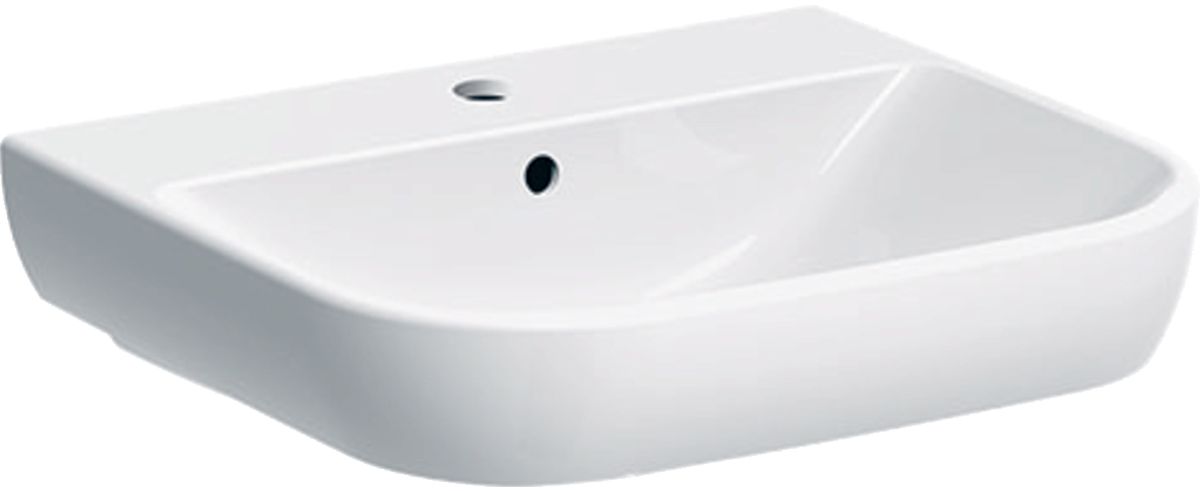 Geberit Smyle lavabo 60x48 cm rectangulaire classique blanc 500.228.01.1