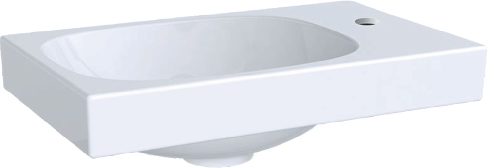 Geberit Acanto lavabo 40x25 cm rectangulaire de meuble blanc brillant 500.635.01.8