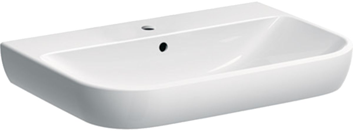 Geberit Smyle lavabo 70x48 cm rectangulaire classique blanc 500.248.01.8