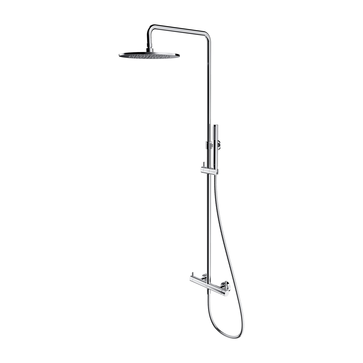 Omnires Y ensemble de douche mural oui chrome Y1244MCR
