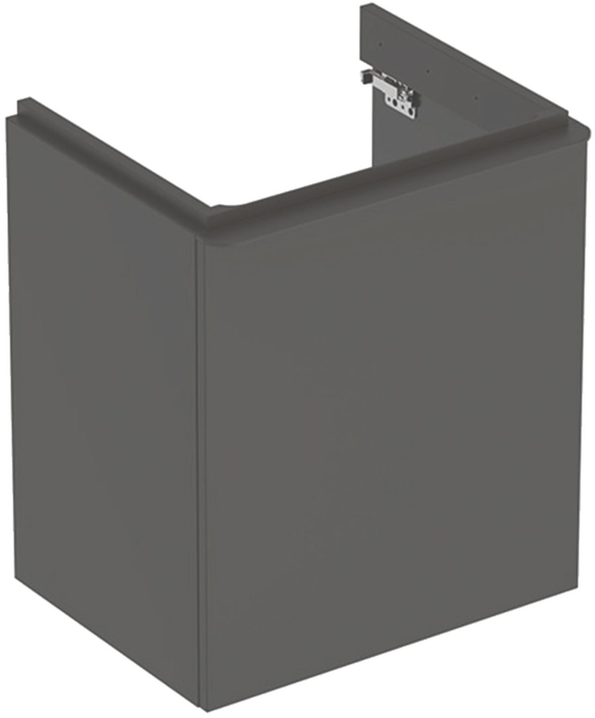 Geberit Smyle Square armoire 53.6x43.3x61.7 cm sous-lavabo suspendu noir 500.366.JK.1