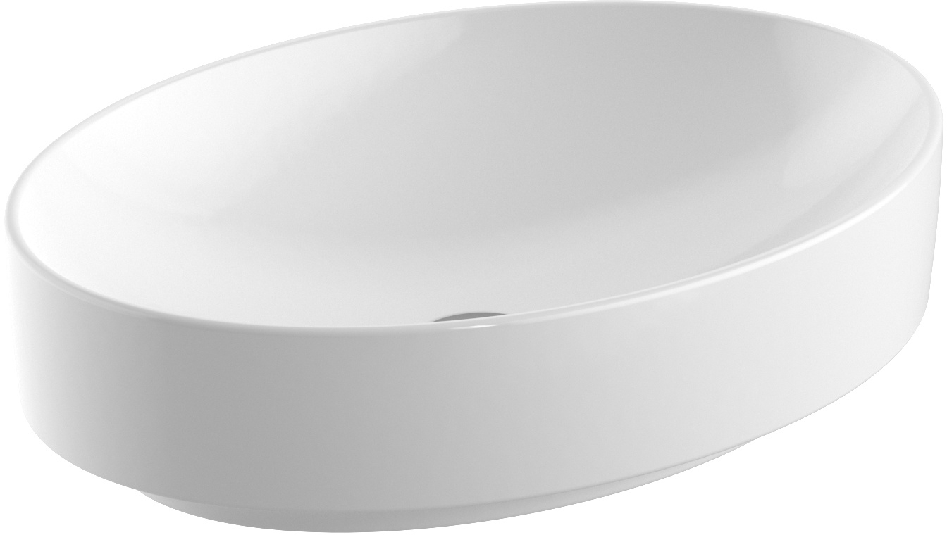 Geberit Variform lavabo 55x40 cm ovale à poser blanc 500.771.00.2