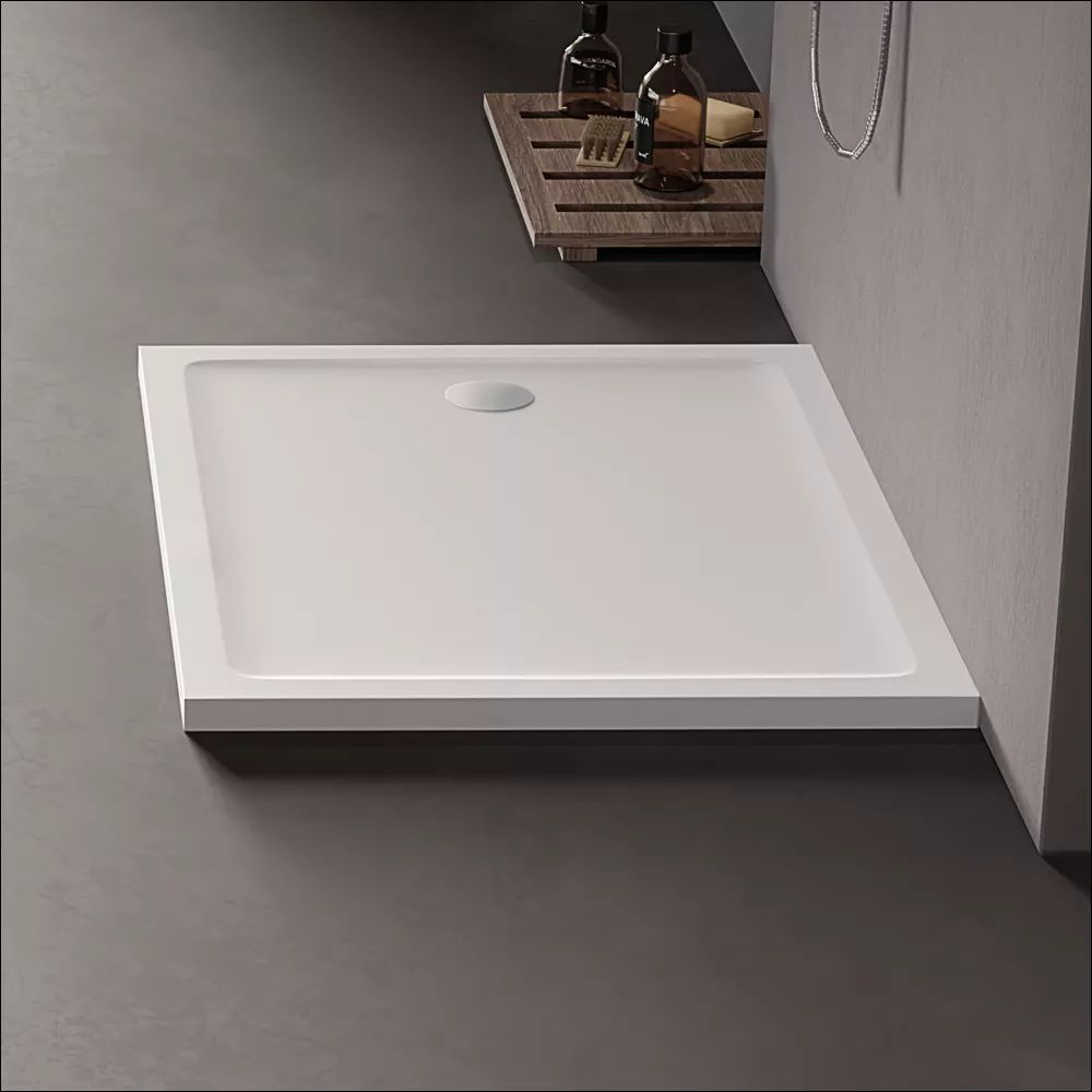 New Trendy Mild receveur de douche 90x80 cm blanc B-0632
