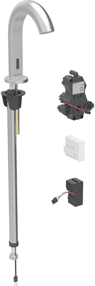 Geberit Piave mitigeur de lavabo sur pied électronique acier 116.181.SN.1
