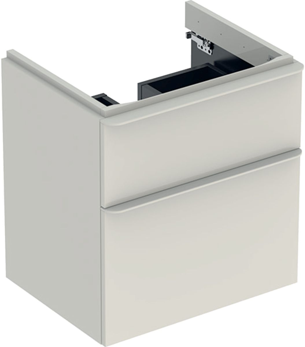 Geberit Smyle Square armoire 58.4x47x61.7 cm sous-lavabo suspendu gris 500.352.JL.1