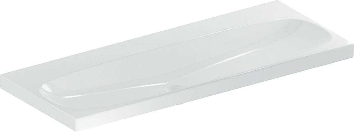 Geberit Acanto lavabo 120x48 cm rectangulaire de meuble blanc 501.880.00.8