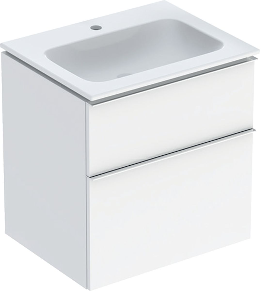 Geberit iCon lavabo avec meuble 60 cm blanche 502.331.01.2