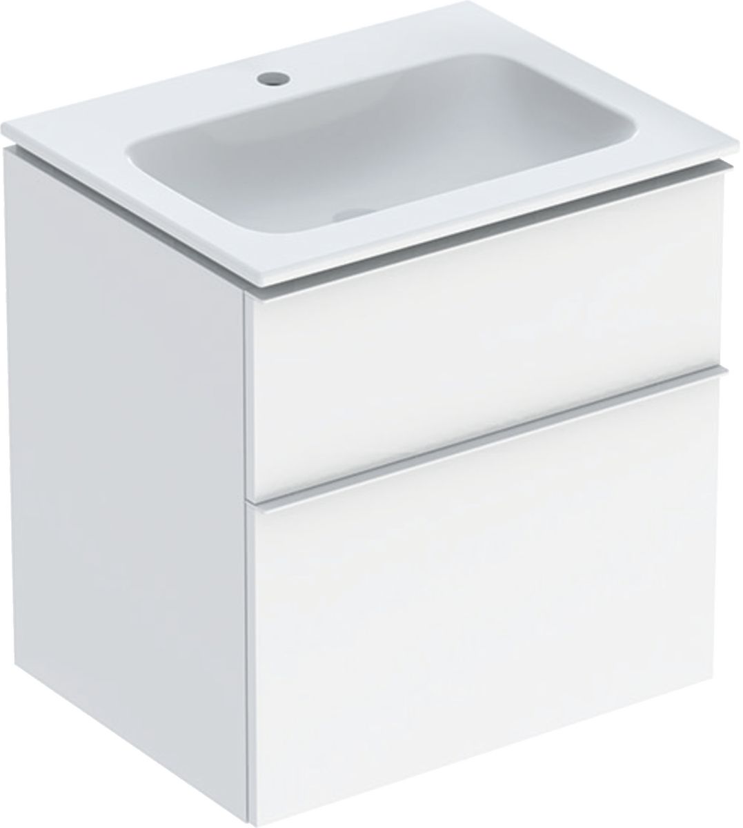 Geberit iCon lavabo avec meuble 60 cm blanche 502.331.01.1