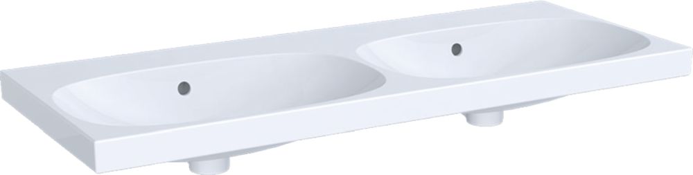 Geberit Acanto lavabo 120x48 cm rectangulaire de meuble blanc 500.628.01.8