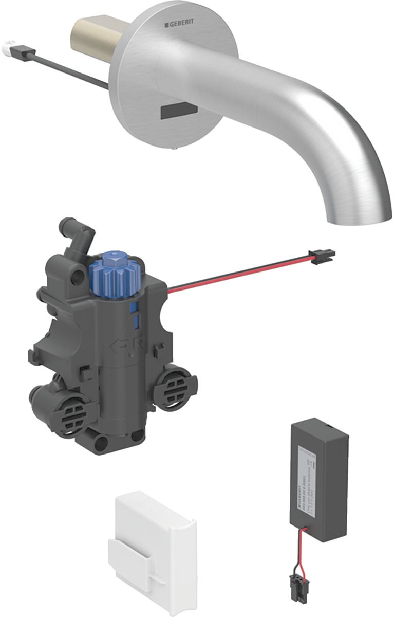 Geberit Piave mitigeur de lavabo encastrée oui électronique noir 116.268.SN.1