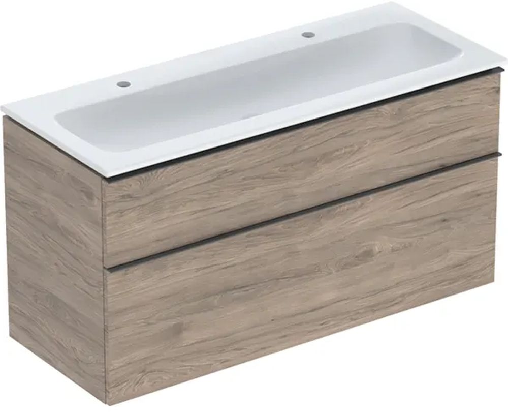 Geberit iCon lavabo avec meuble 120 cm noyer 502.334.JR.1