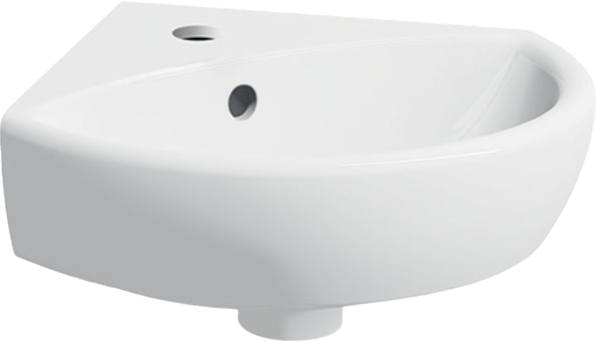 Geberit Selnova lavabo 41.5x41.5 cm d'angle classique blanc 500.326.01.5