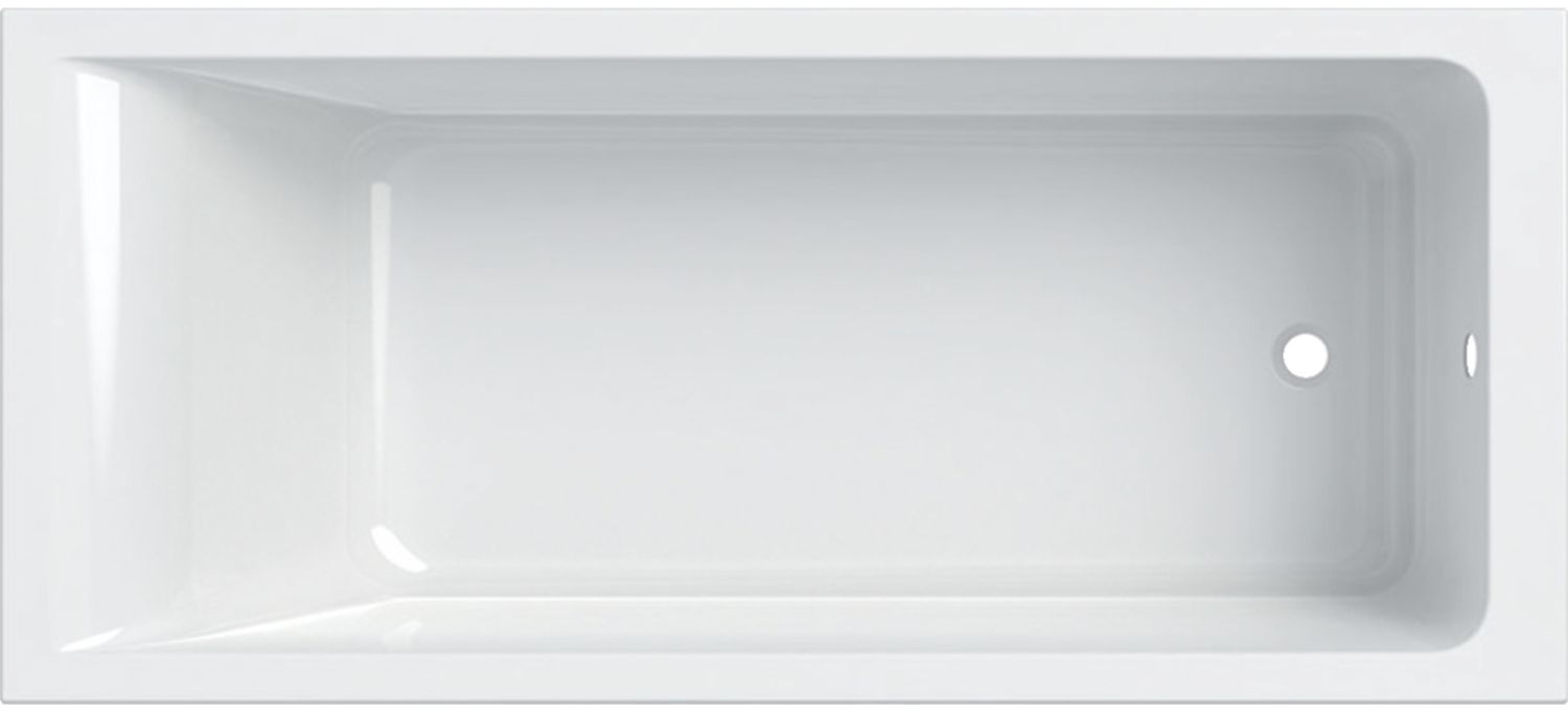 Geberit Selnova Square baignoire rectangulaire 180x80 cm blanc 554.386.01.1