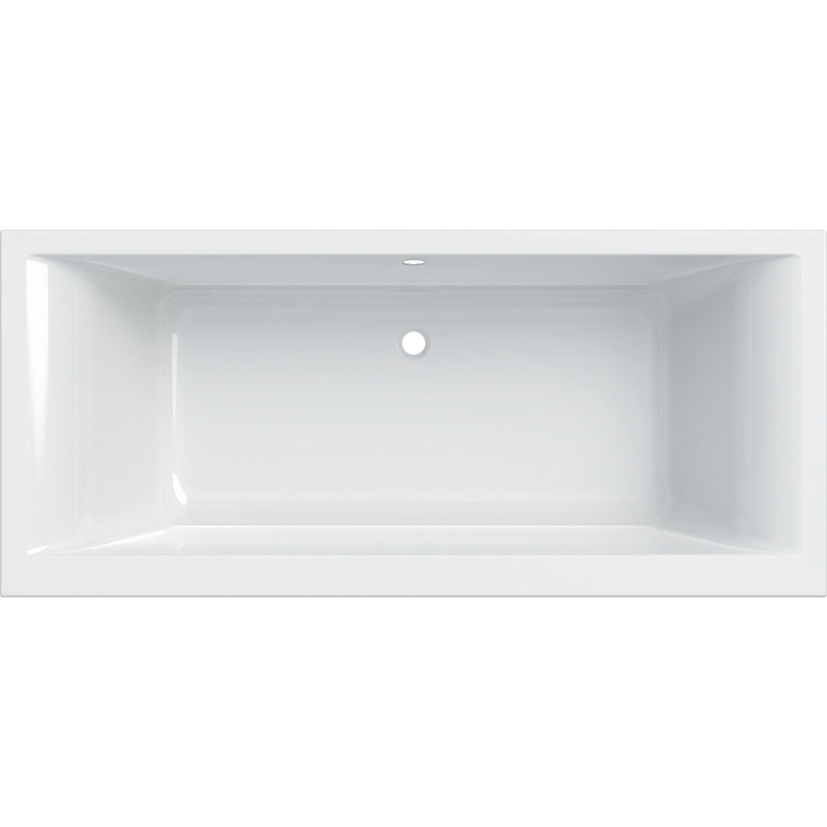 Geberit Selnova Square baignoire rectangulaire 180x80 cm blanc 554.387.01.1