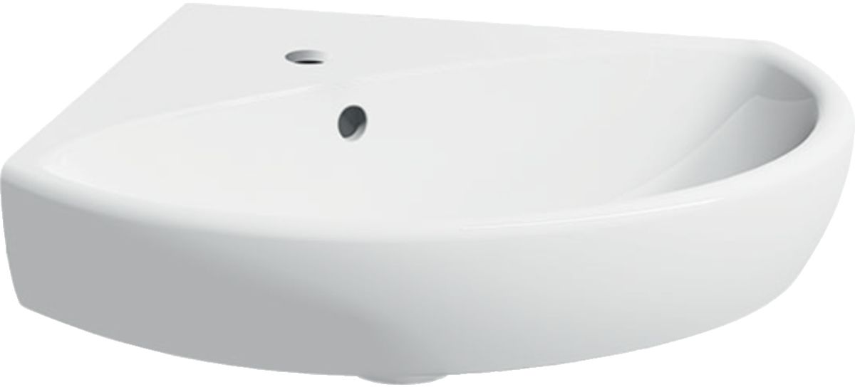 Geberit Selnova lavabo 59x56 cm d'angle classique blanc 501.050.00.5