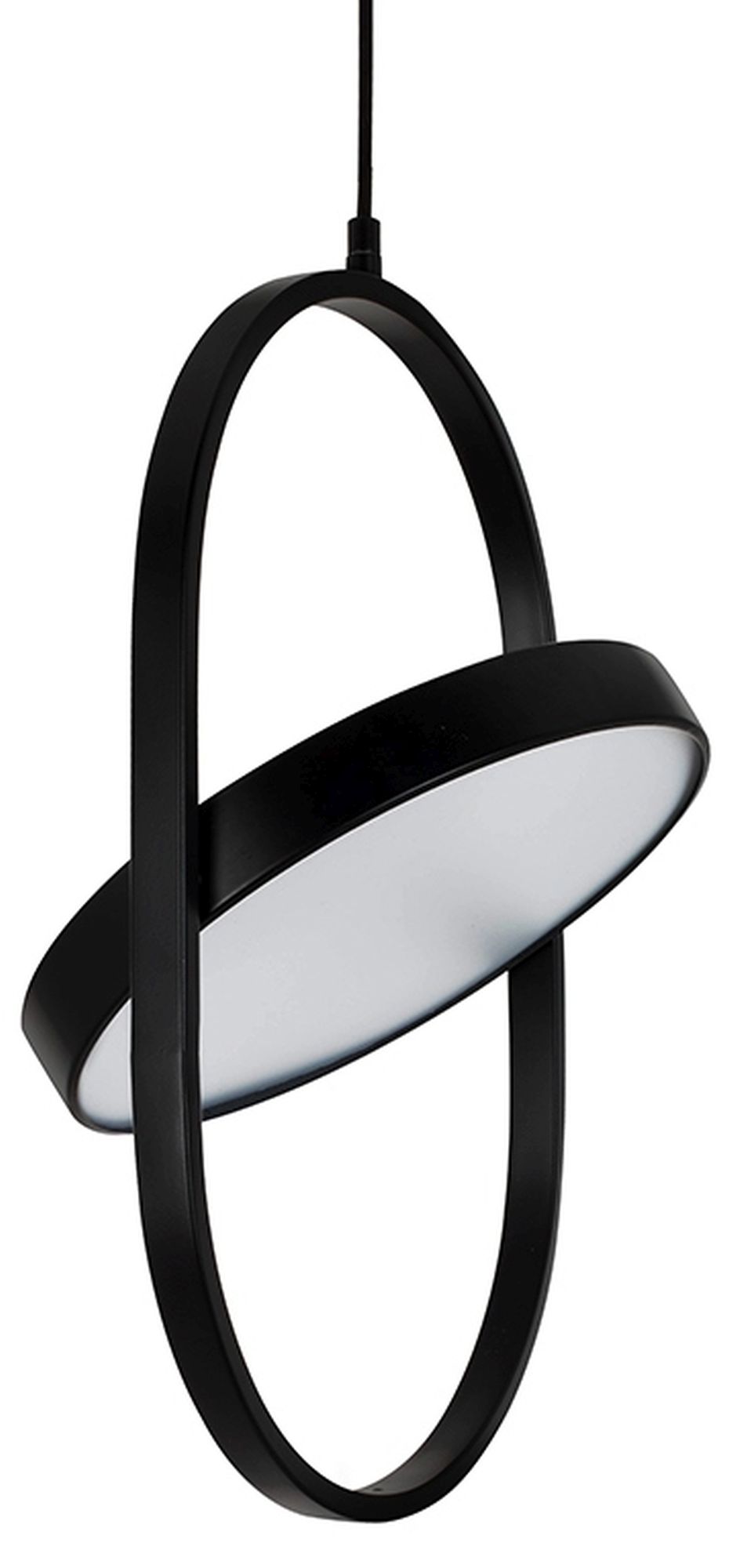 Moosee Spinner lampe suspendue 1x19 W noir-laiteux MSE010100315