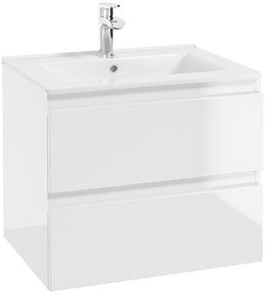 Defra Como armoire 60x45.1x50 cm sous-lavabo suspendu blanc 123-D-06055