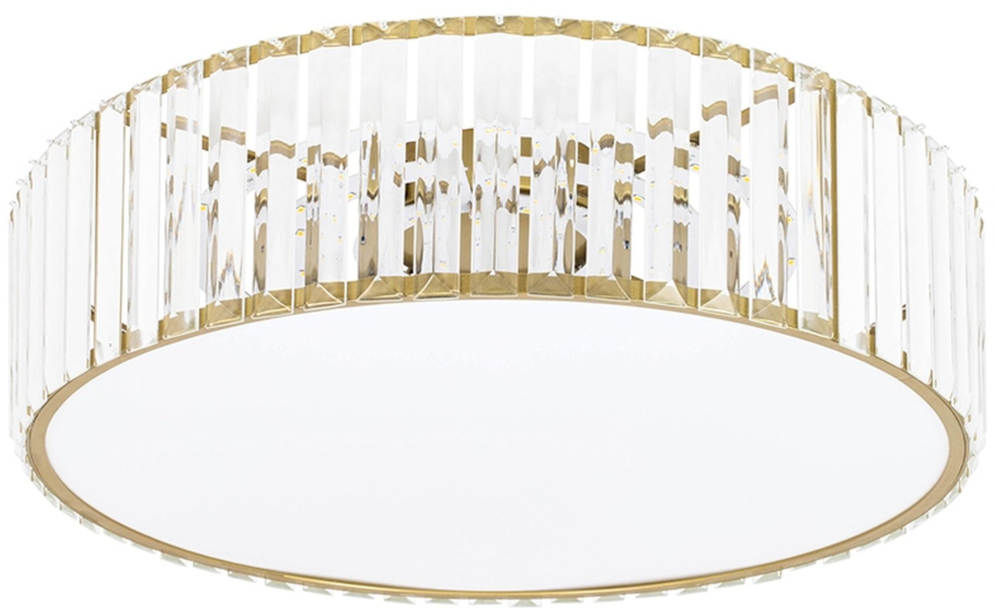 Moosee Crown plafonnier 1x24 W blanc-doré-cristal MSE010100366