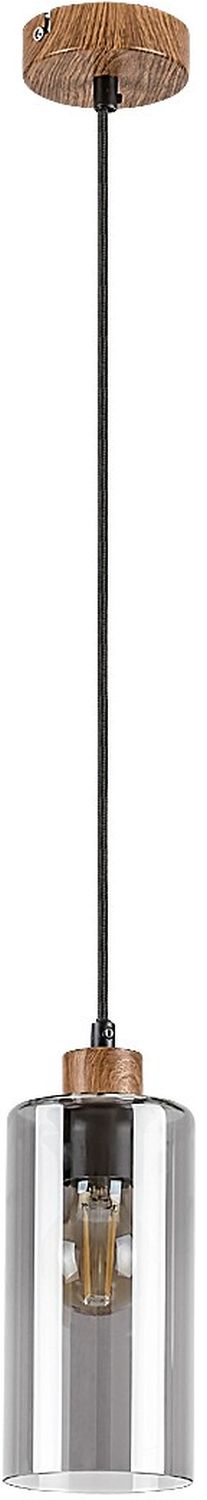 Rabalux Tanno lampe suspendue 1x25 W fumé-bois 72141