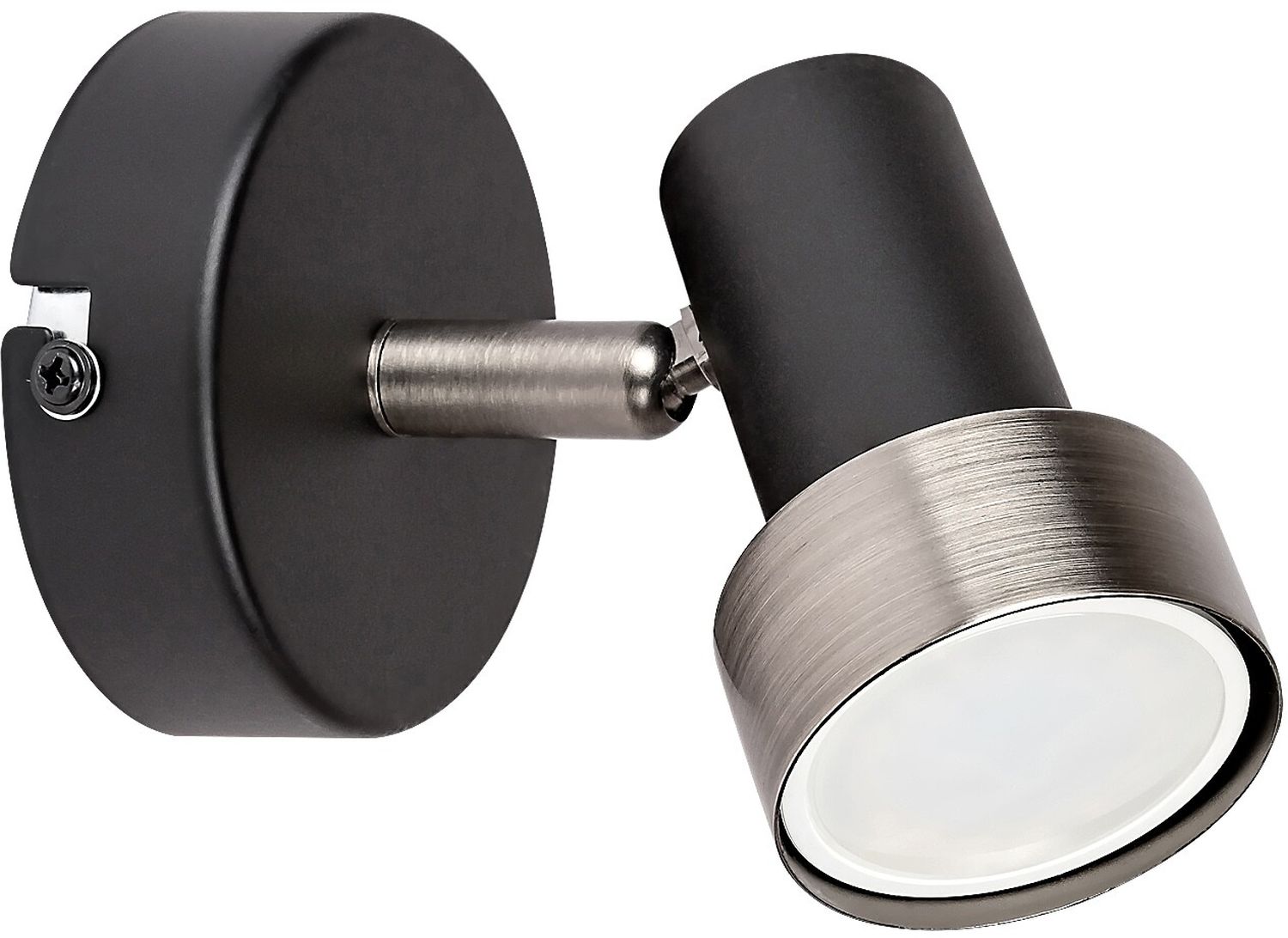 Rabalux Konrad applique murale 1x50 W noir-argenté 73011