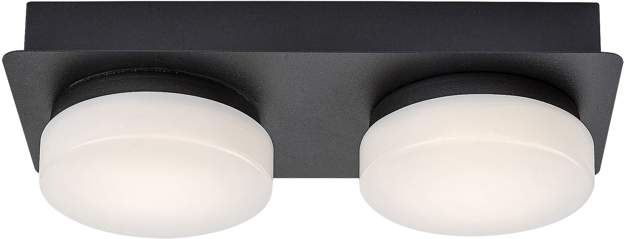 Rabalux Attichus plafonnier 2x11 W blanc-noir 75002